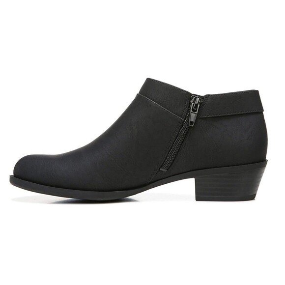 Life Stride Womens 11 M Black Buckle Detail Zip Up Ankle Booties DISPLAY HW7 - Picture 2 of 8